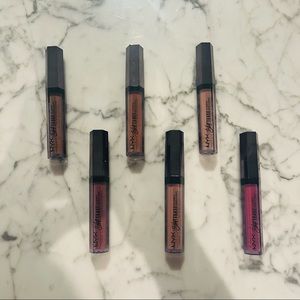 Set of Six Liquid Lipglosses